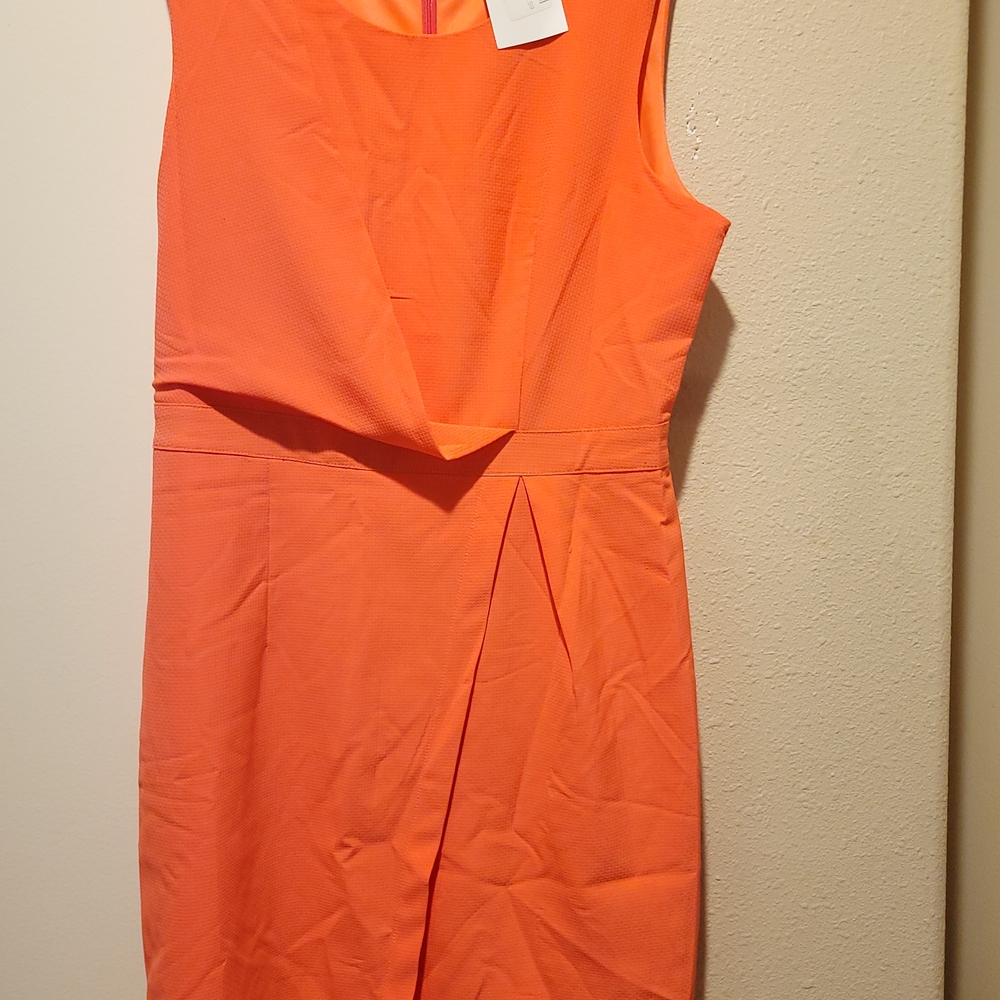 Love Riche Vibrant Orange Mini Dress
